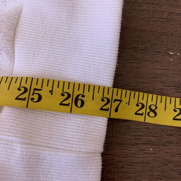 BonWorth Sweater Womens Small white Embroidered Faux Pearls Button Up Vintage - Picture 9 of 12